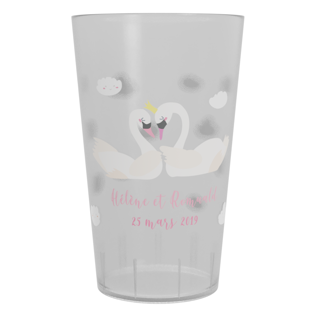 gobelet personnalise mariage trio de pivoines