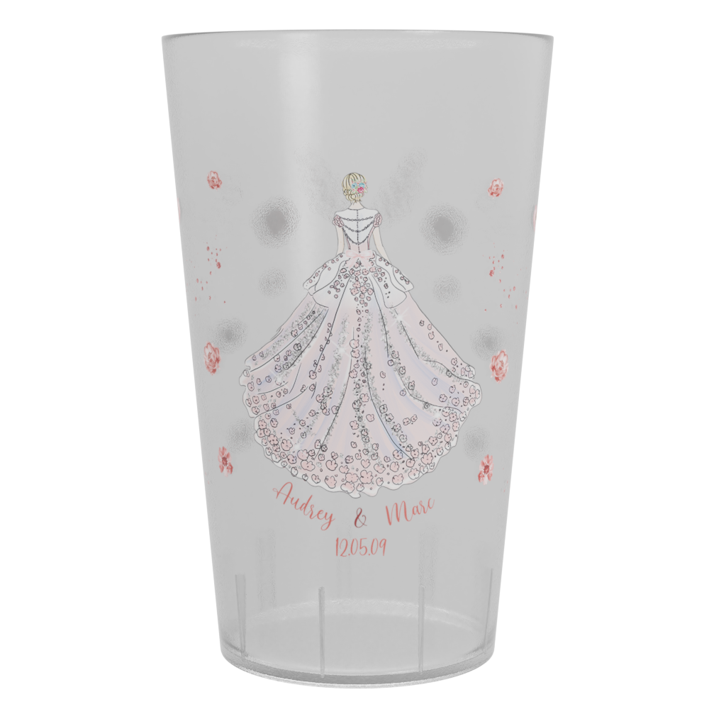 Gobelet Mariage Robe de Mariee