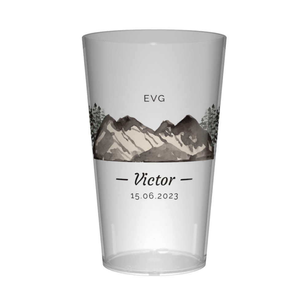 Gobelet personnalisé EVG Montagne par Gobelets.com