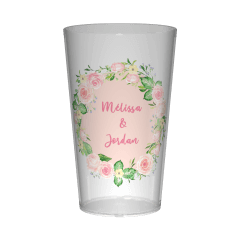 Gobelet personnalisé Mariage Couronne de Roses