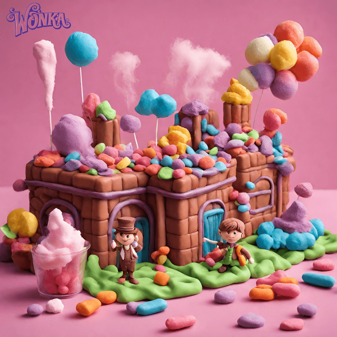 Atelier pâte à modeler pour un anniversaire Willy Wonka Atelier pâte à modeler pour un anniversaire Willy Wonka