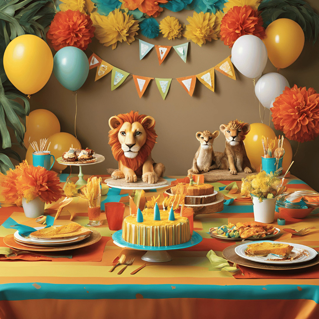 Déco d’anniversaire le Roi Lion Déco d’anniversaire le Roi Lion
