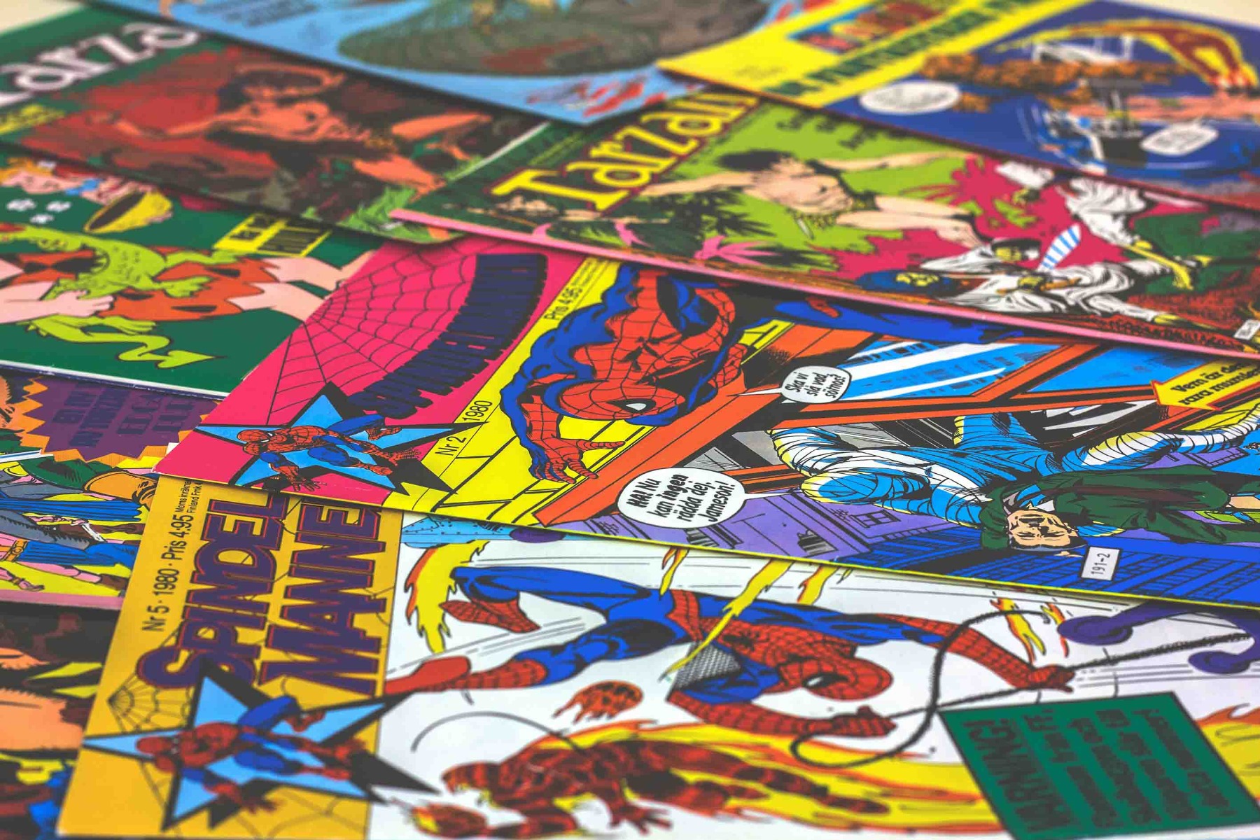 bandes dessinées vintage d’une soirée theme année 80 bandes dessinées vintage d’une soirée theme année 80