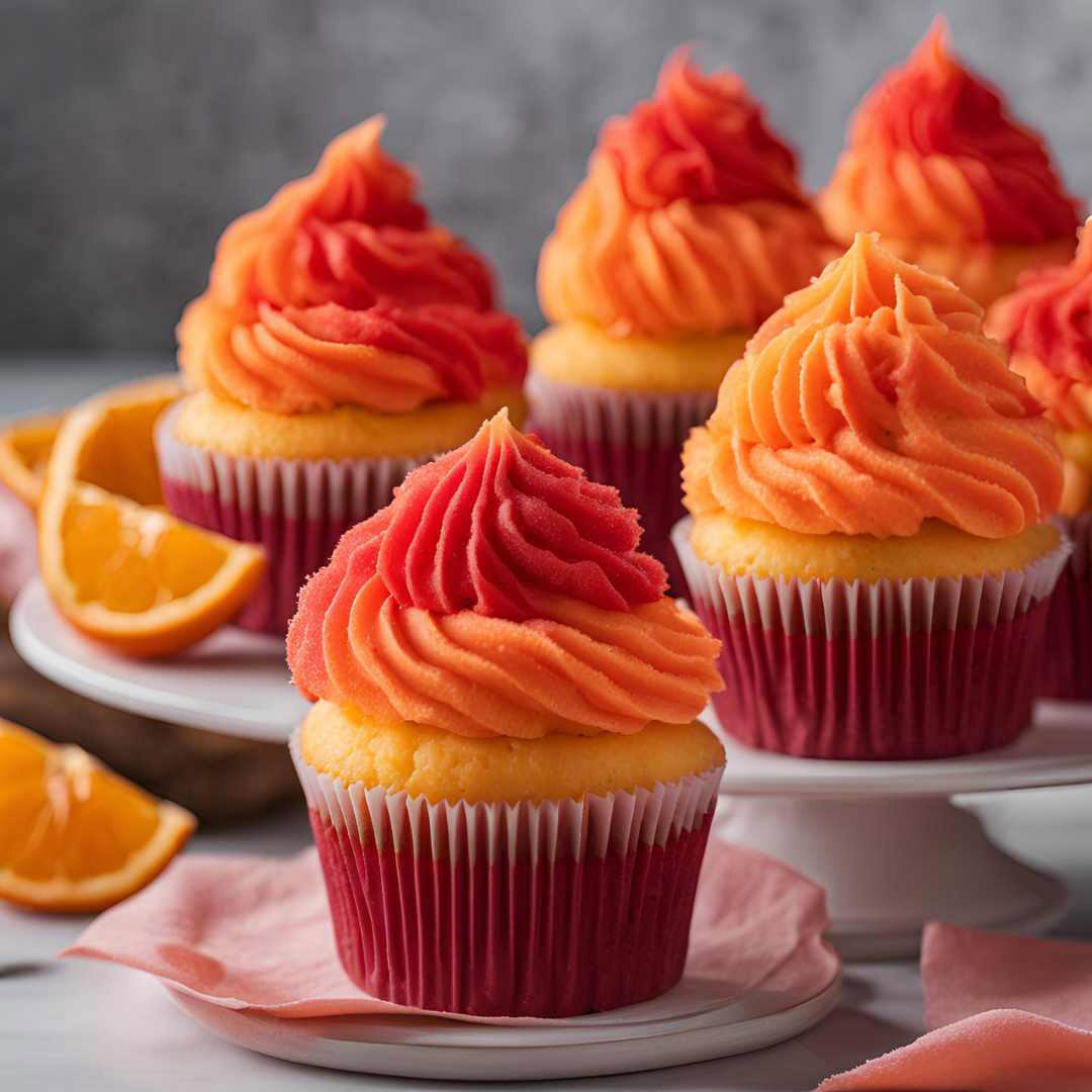 cupcake rouge et orange pour un anniversaire stranger things cupcake rouge et orange pour un anniversaire stranger things