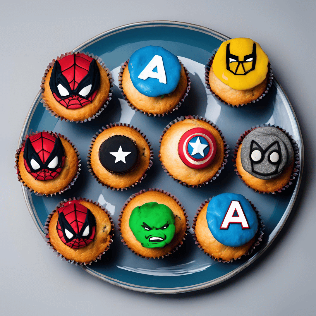 muffins décorés pour un anniversaire avengers muffins décorés pour un anniversaire avengers