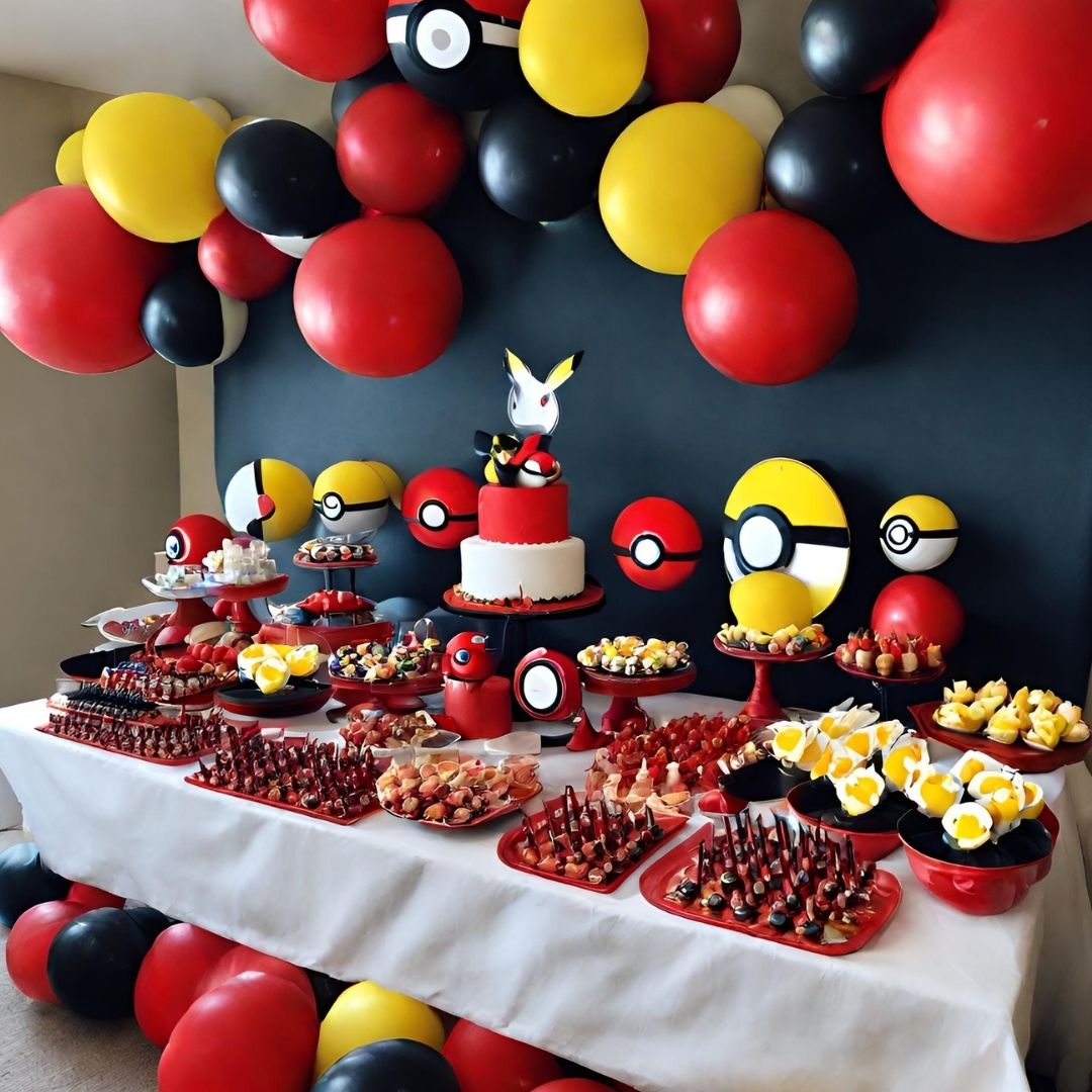 décoration pour un anniversaire Pokémon décoration pour un anniversaire Pokémon