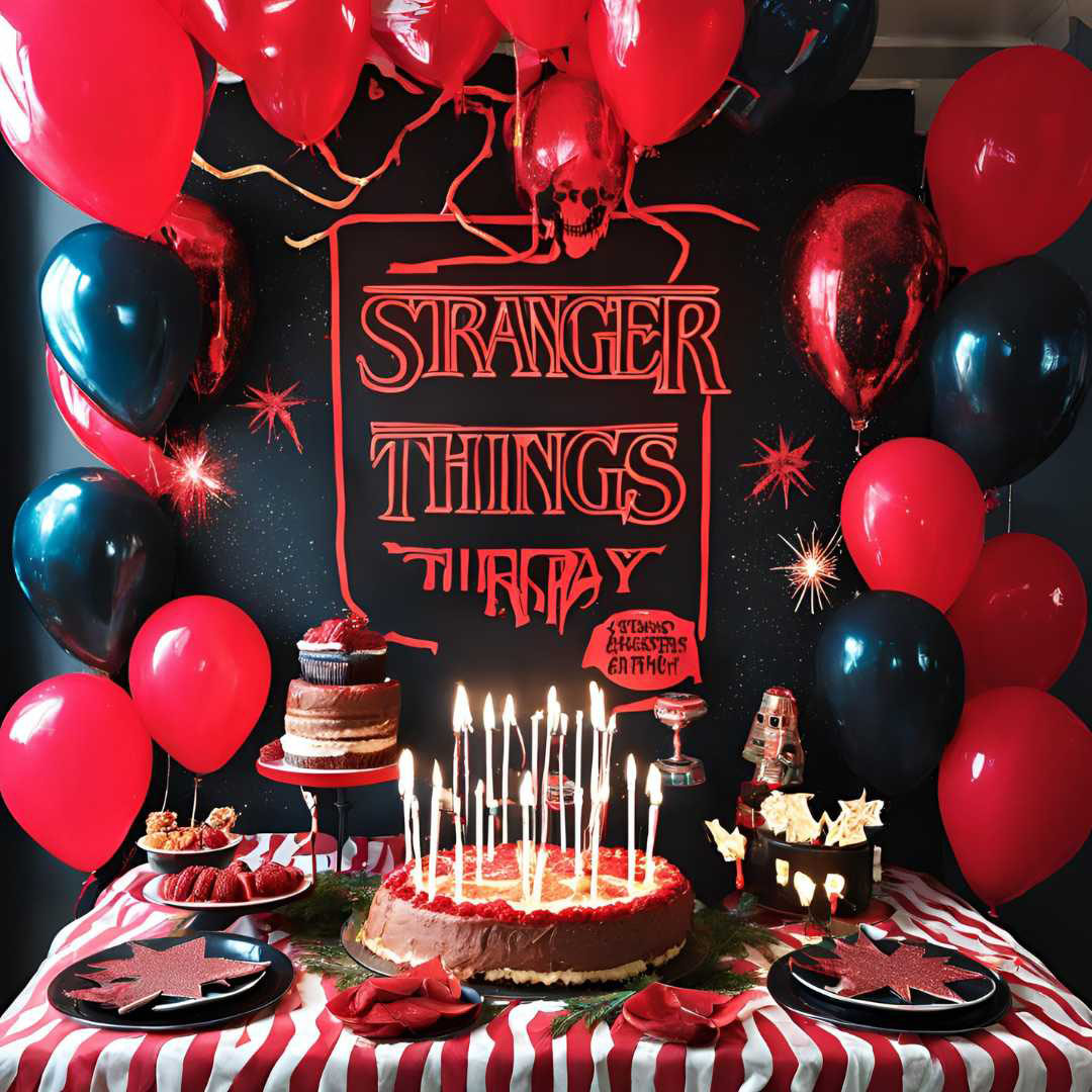 décoration pour un anniversaire stranger things décoration pour un anniversaire stranger things