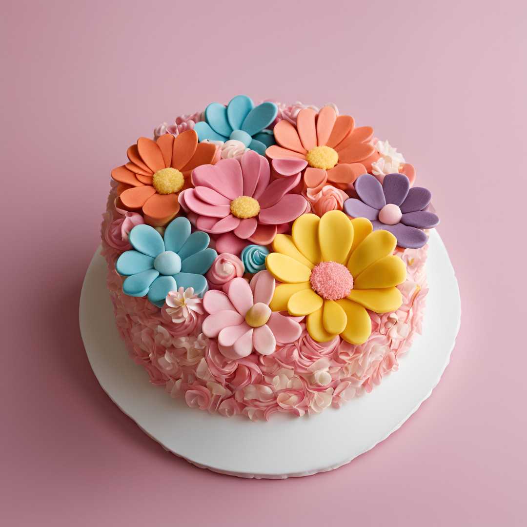gâteau d’anniversaire pour un thème d’anniversaire fille fleurs gâteau d’anniversaire pour un thème d’anniversaire fille fleurs