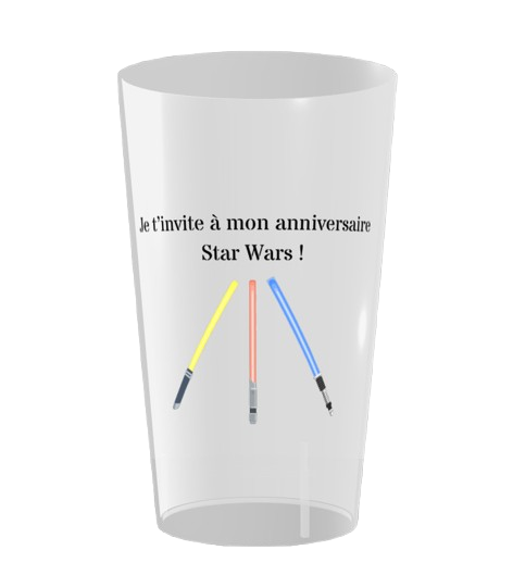gobelet personnalisé pour invitation anniversaire star wars gobelet personnalisé pour invitation anniversaire star wars