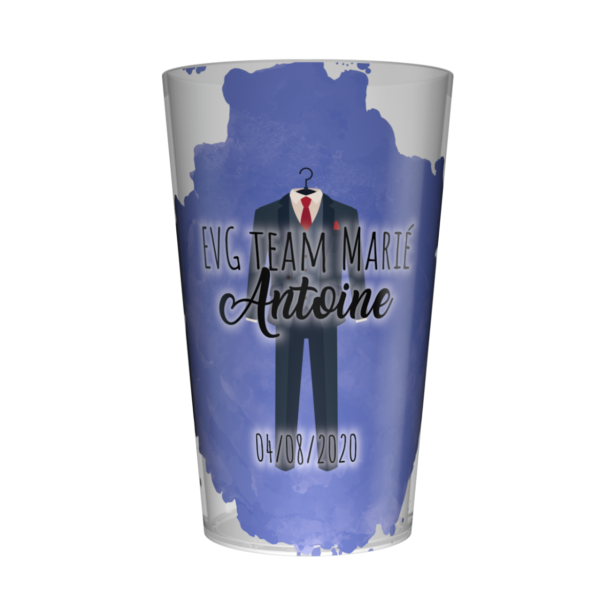 Gobelet personnalisé pour EVG Costume