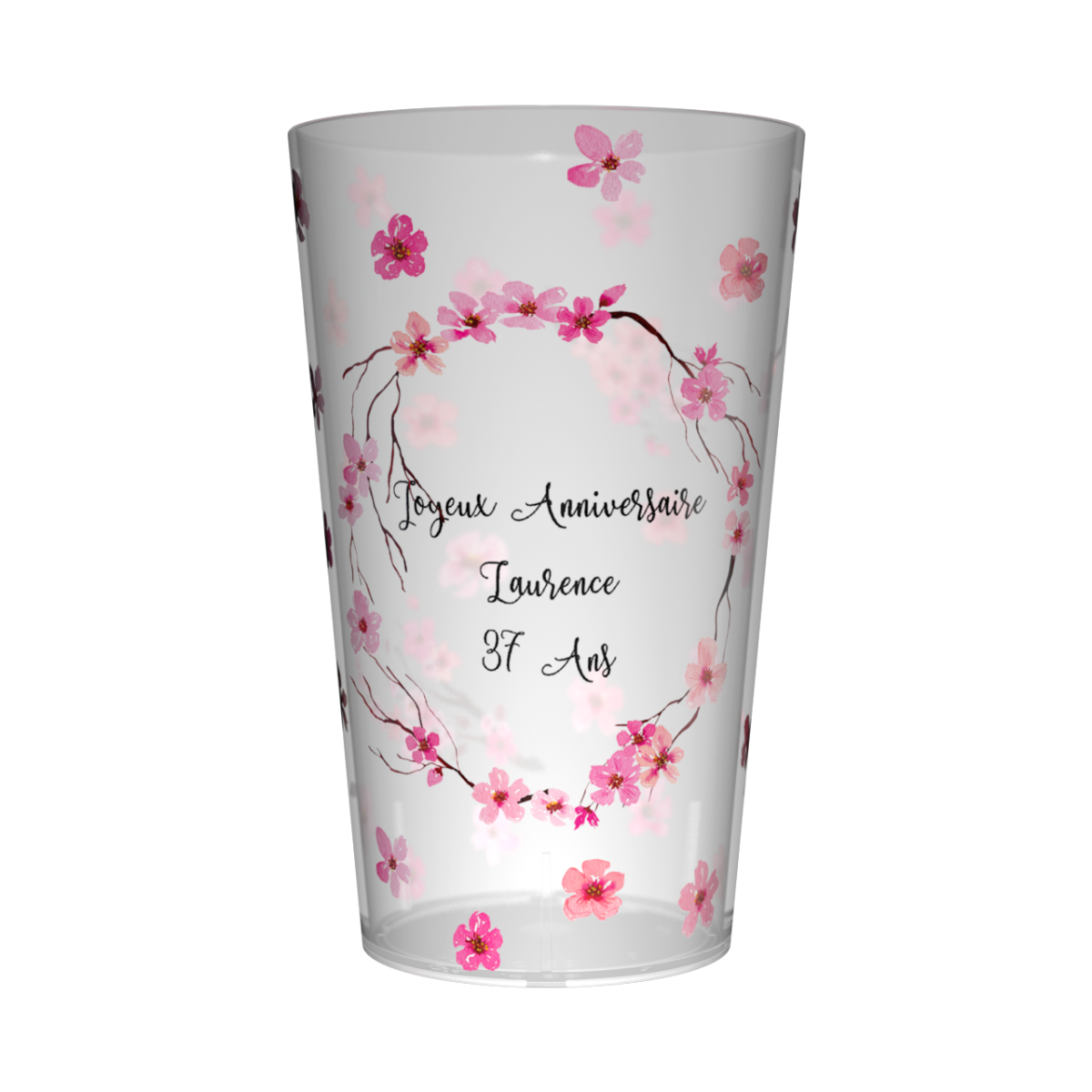 Gobelet personnalisé Baptême Champêtre