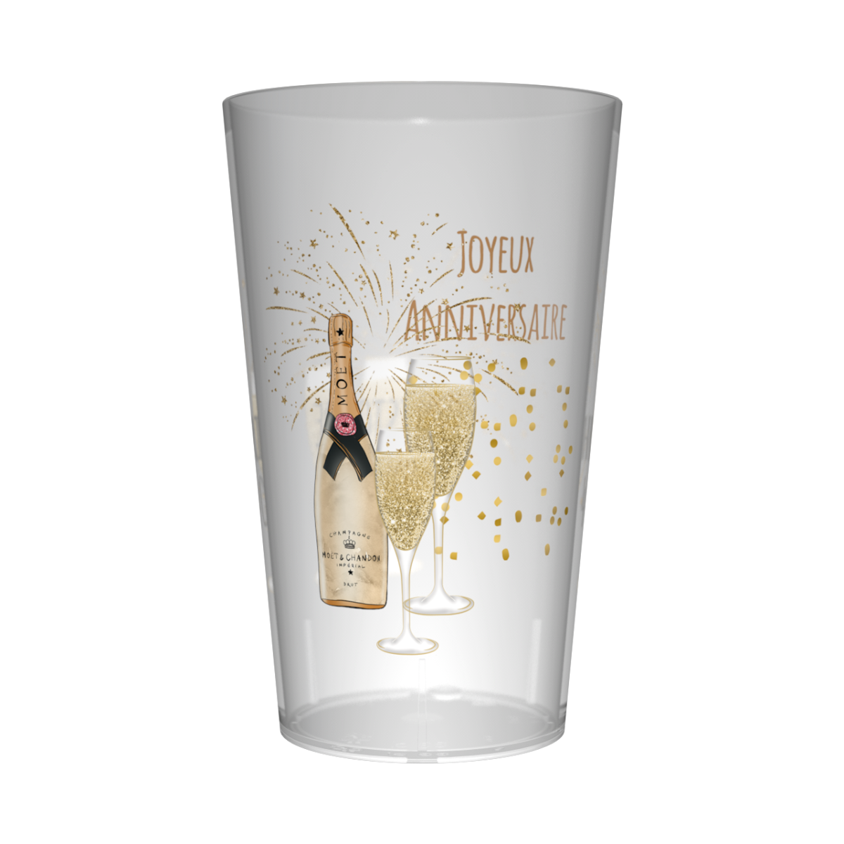 Gobelet personnalisé Anniversaire Cheers