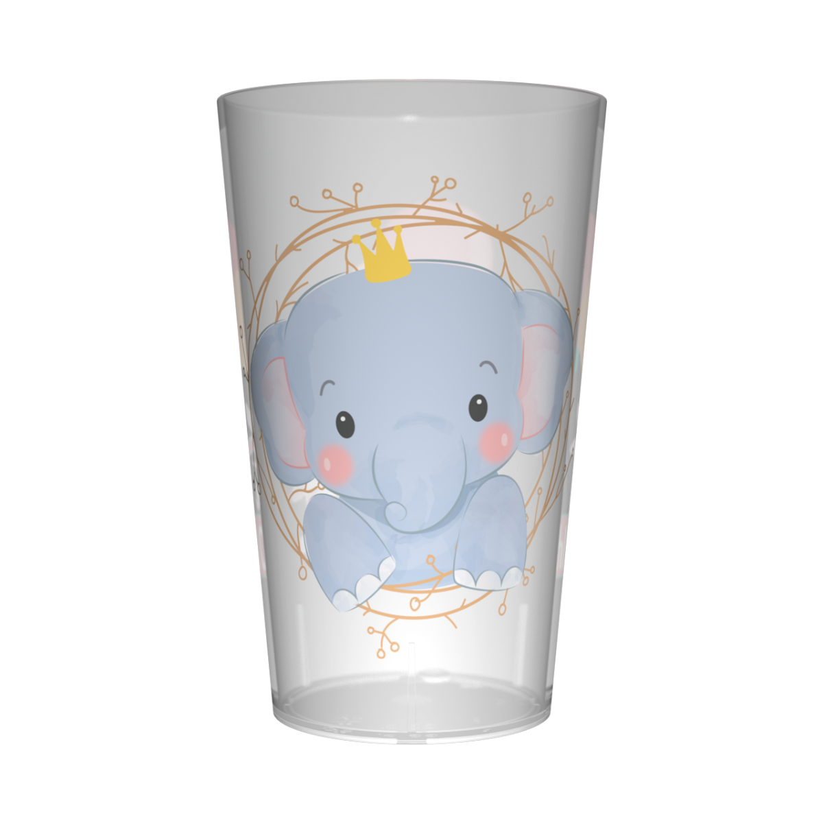 Gobelet personnalisé Anniversaire Lapins & Éléphant