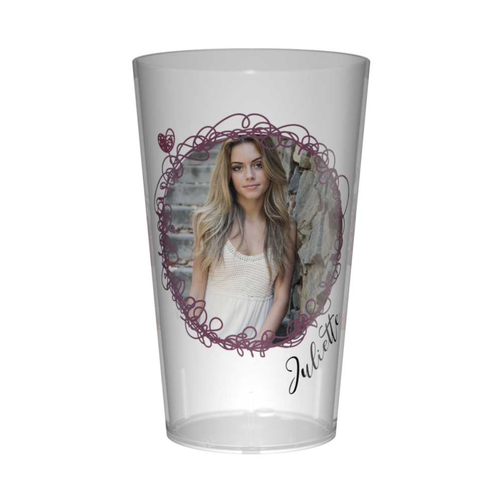 Gobelet personnalisé Anniversaire Cupcake & Photo
