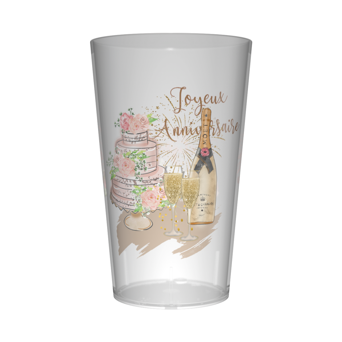 Gobelet personnalisé Anniversaire Cheers