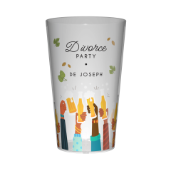 gobelet personnalisé pour organiser une divorce party