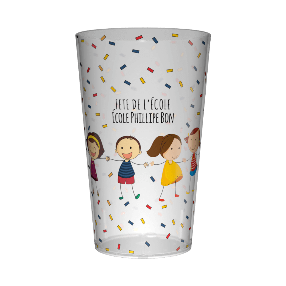 gobelet personnalisé école pour des olympiades enfants