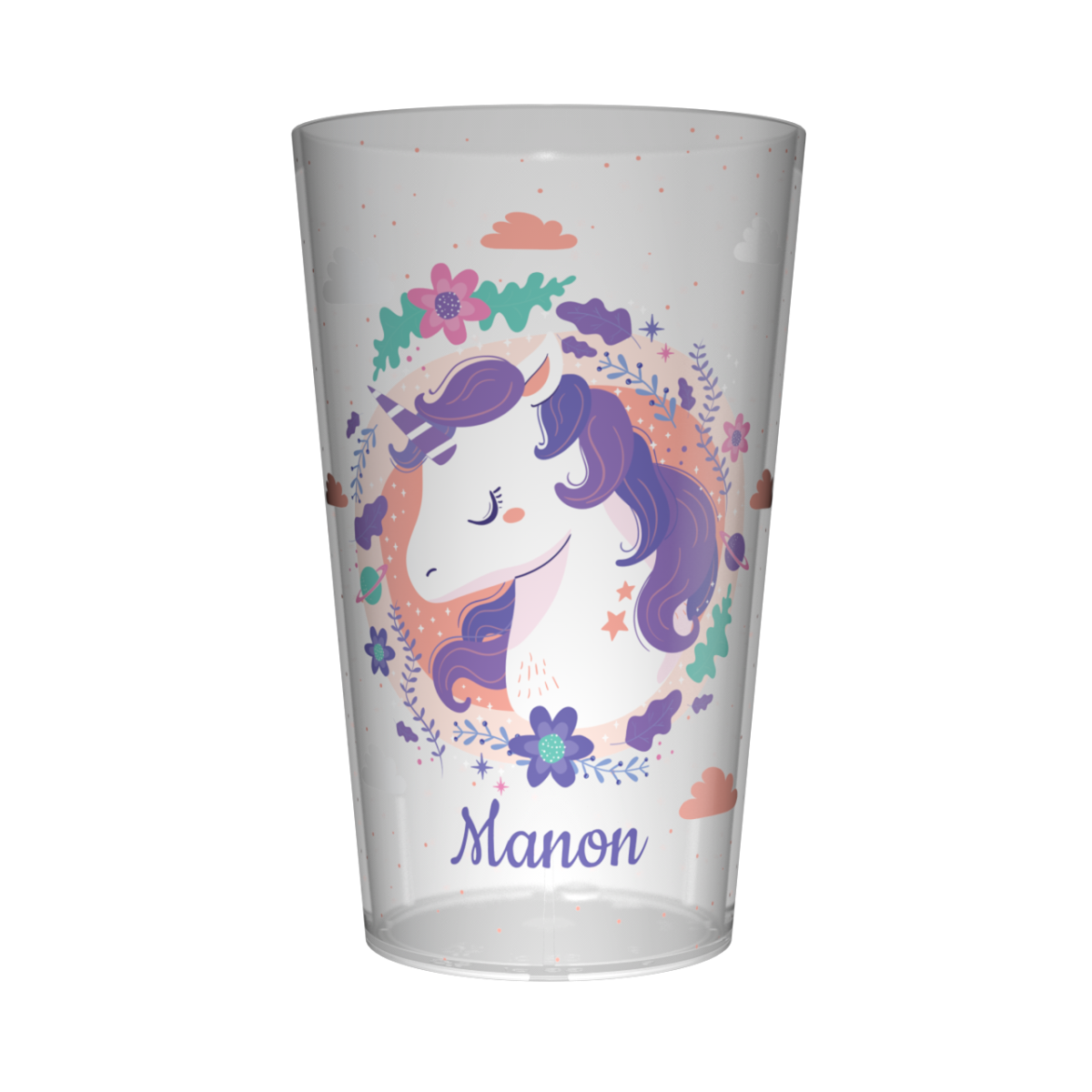 Gobelet personnalisé Enfant Licorne