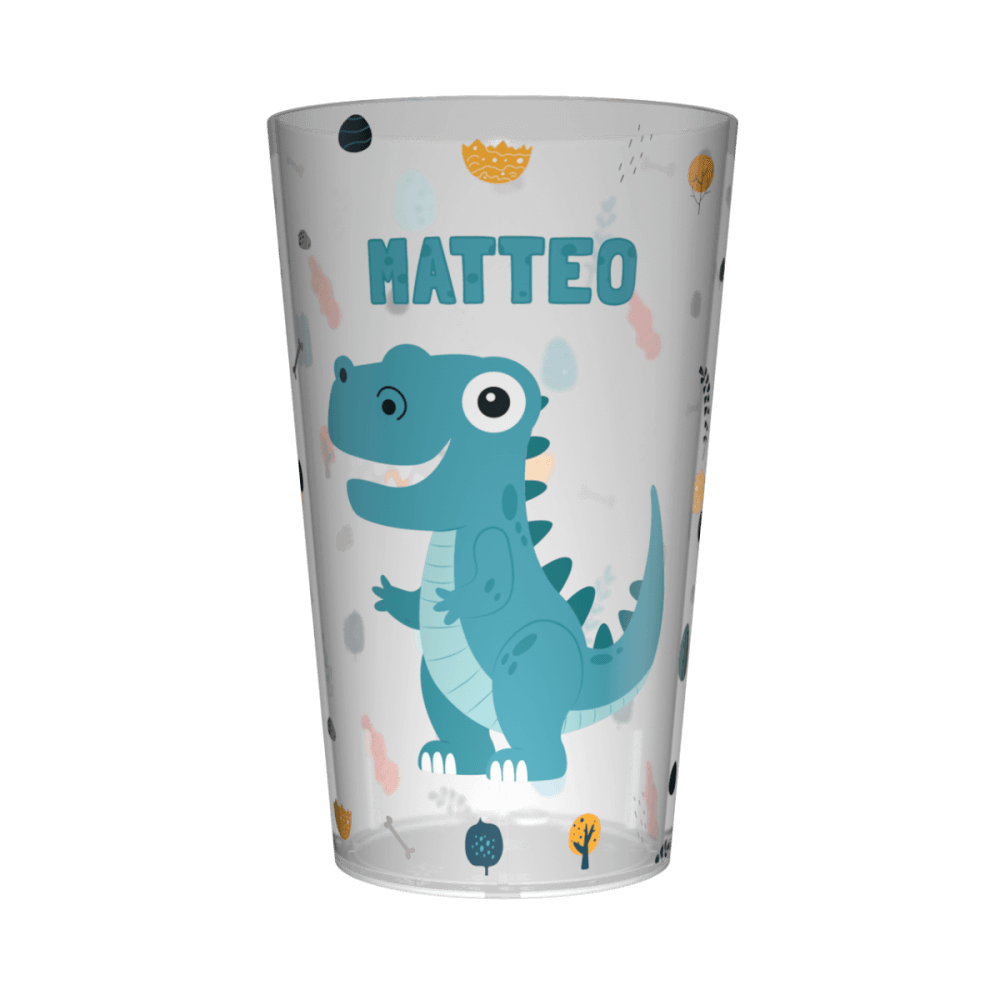 Organiser un anniversaire Jurassic World avec un gobelet personnalisé Dino Bleu