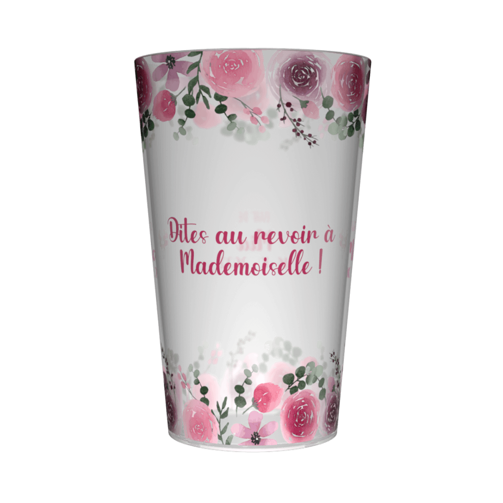 gobelet personnalisé EVJF roses