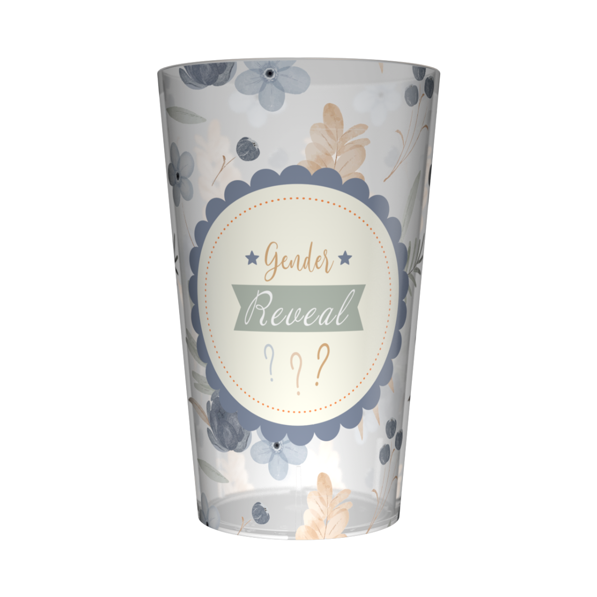 Gobelet personnalisé Gender Reveal Champêtre