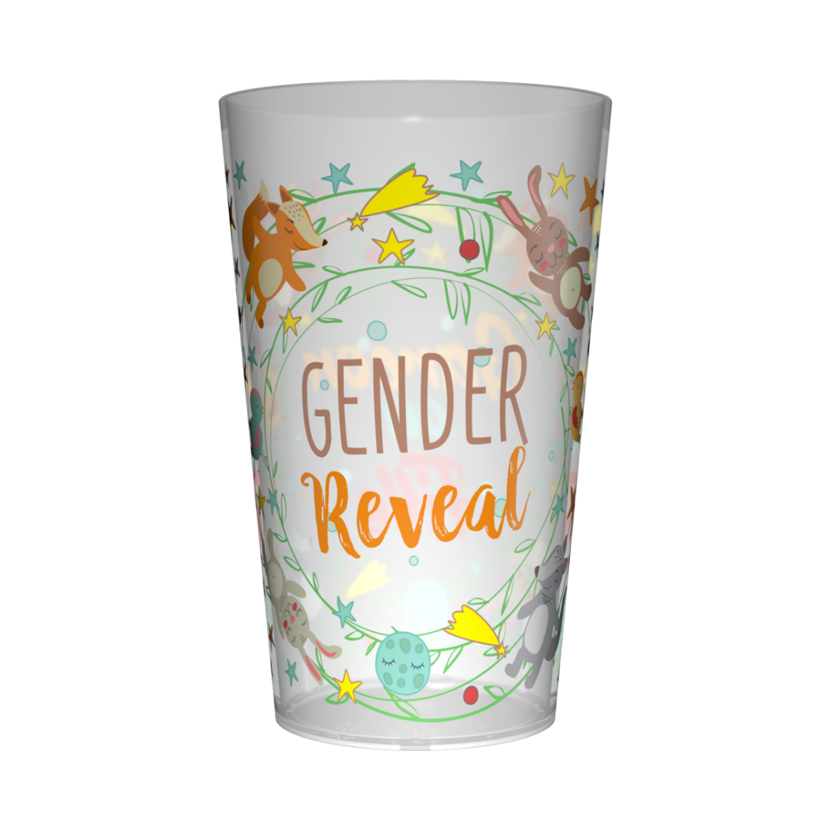 Gobelet personnalisé Gender Reveal Animaux