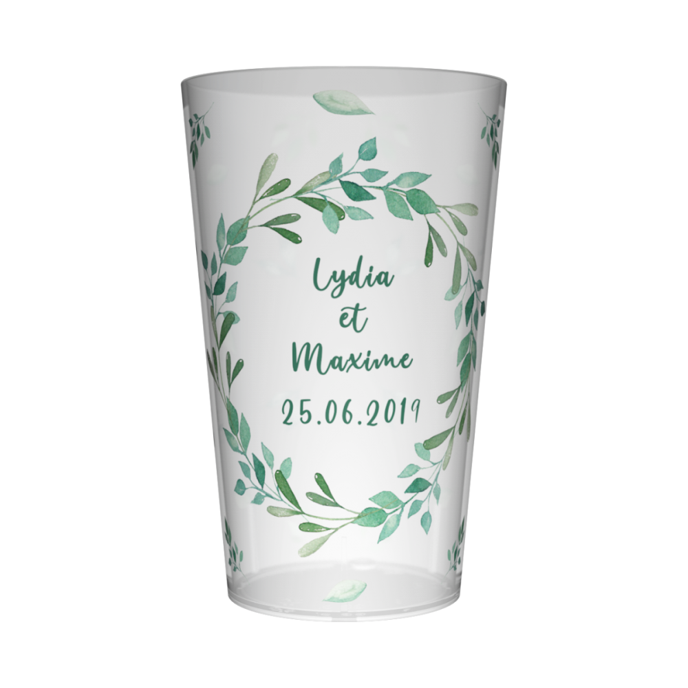 Gobelet personnalisé Mariage Brindille