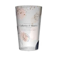 gobelet champêtre pour le brunch le lendemain du mariage