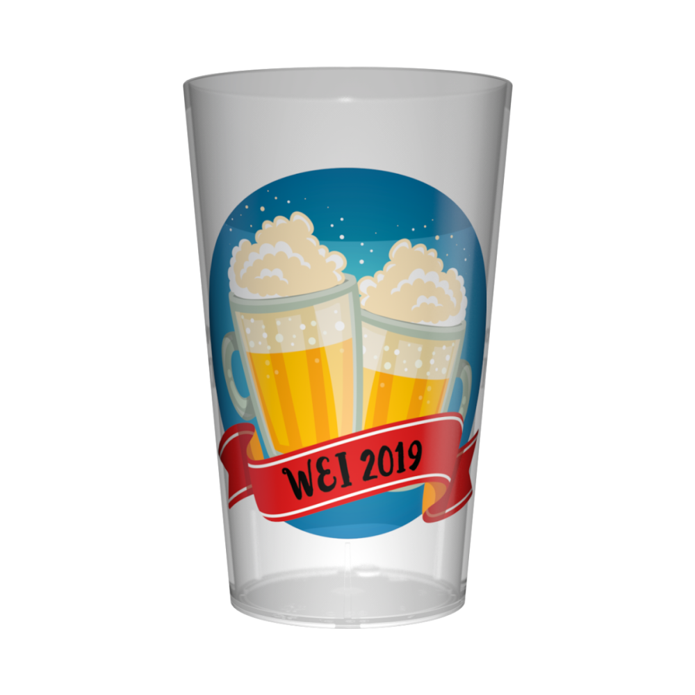 Gobelet personnalisé Week-end Intégration Bières