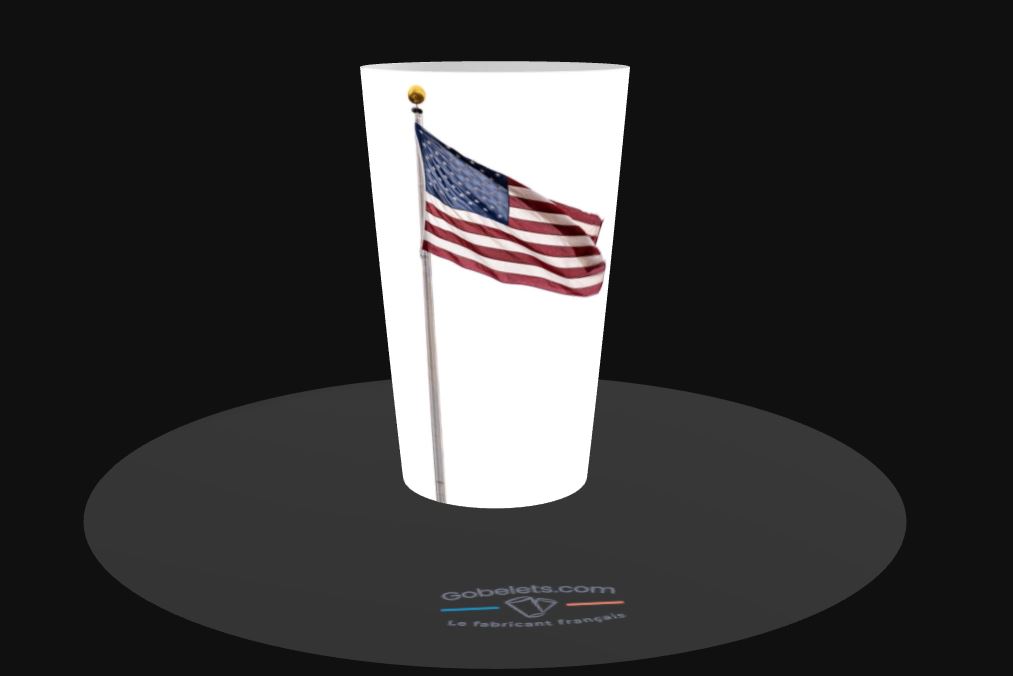 gobelet personnalise americain