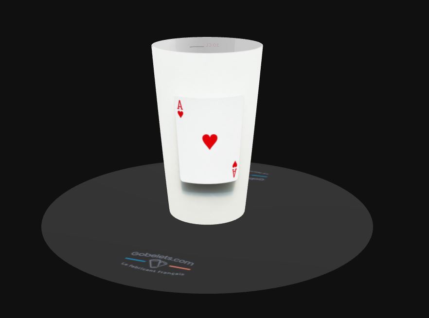 gobelet personnalise casino