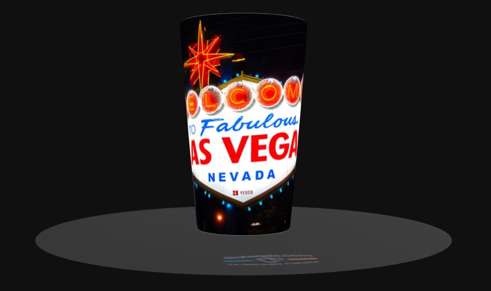 gobelet personnalise vegas