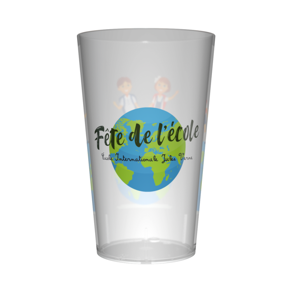 Gobelet personnalisé Fête des écoles Planète
