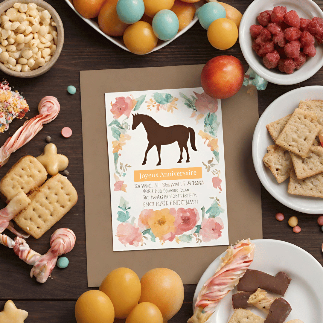 carton d’invitation pour un anniversaire cheval carton d’invitation pour un anniversaire cheval