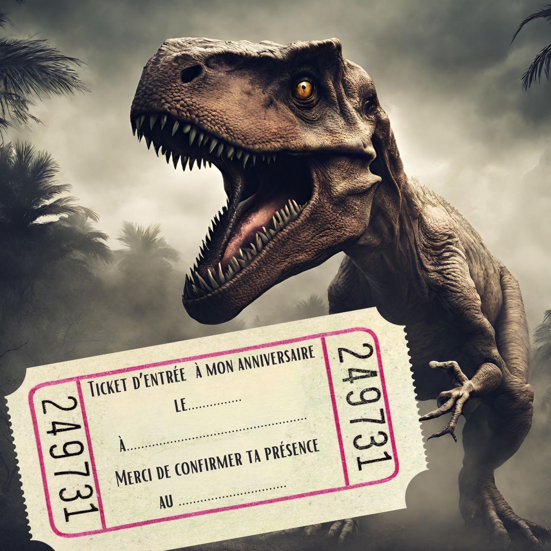 invitation anniversaire jurassic world invitation anniversaire jurassic world