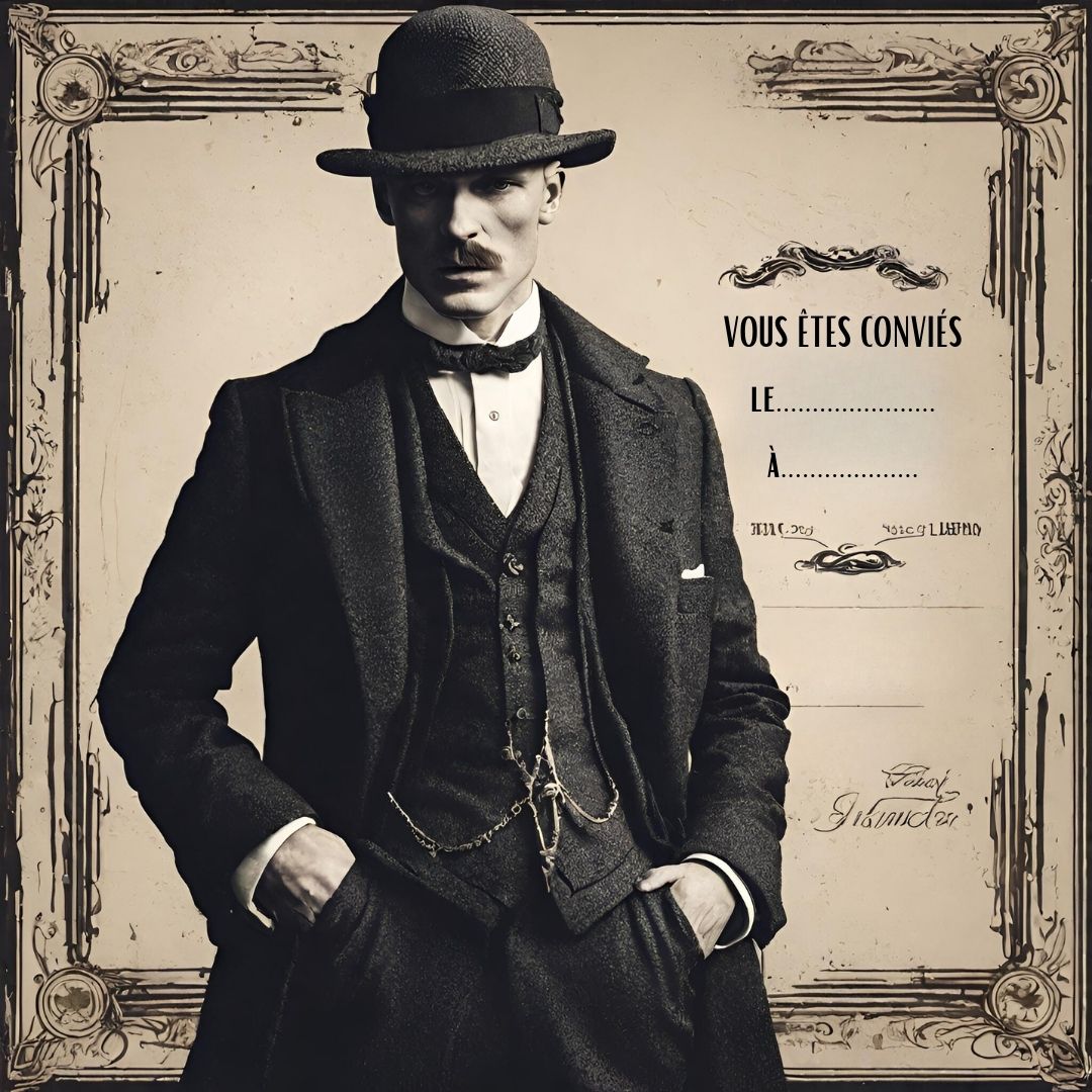 Carte d’anniversaire Peaky Blinders Carte d’anniversaire Peaky Blinders