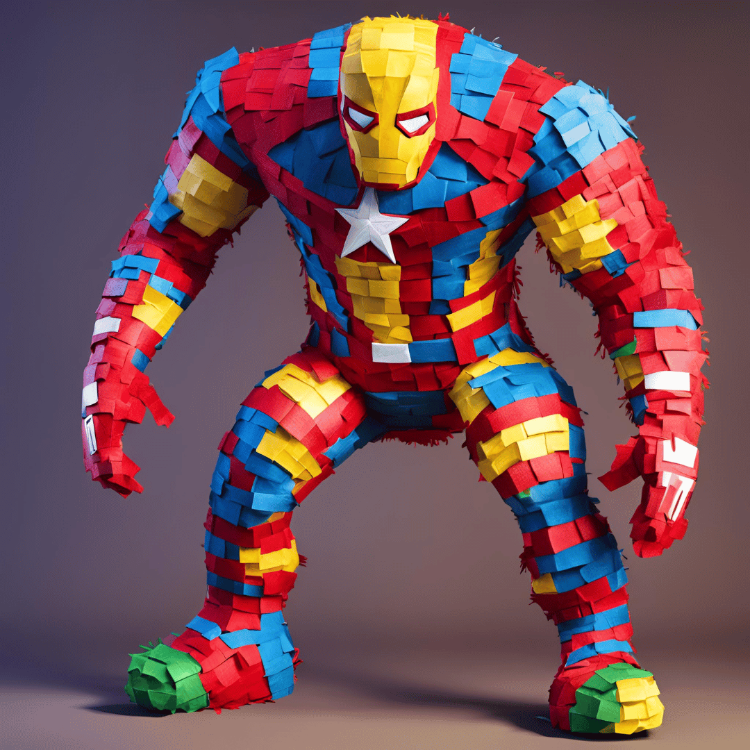 activité anniversaire avengers : pinata activité anniversaire avengers : pinata