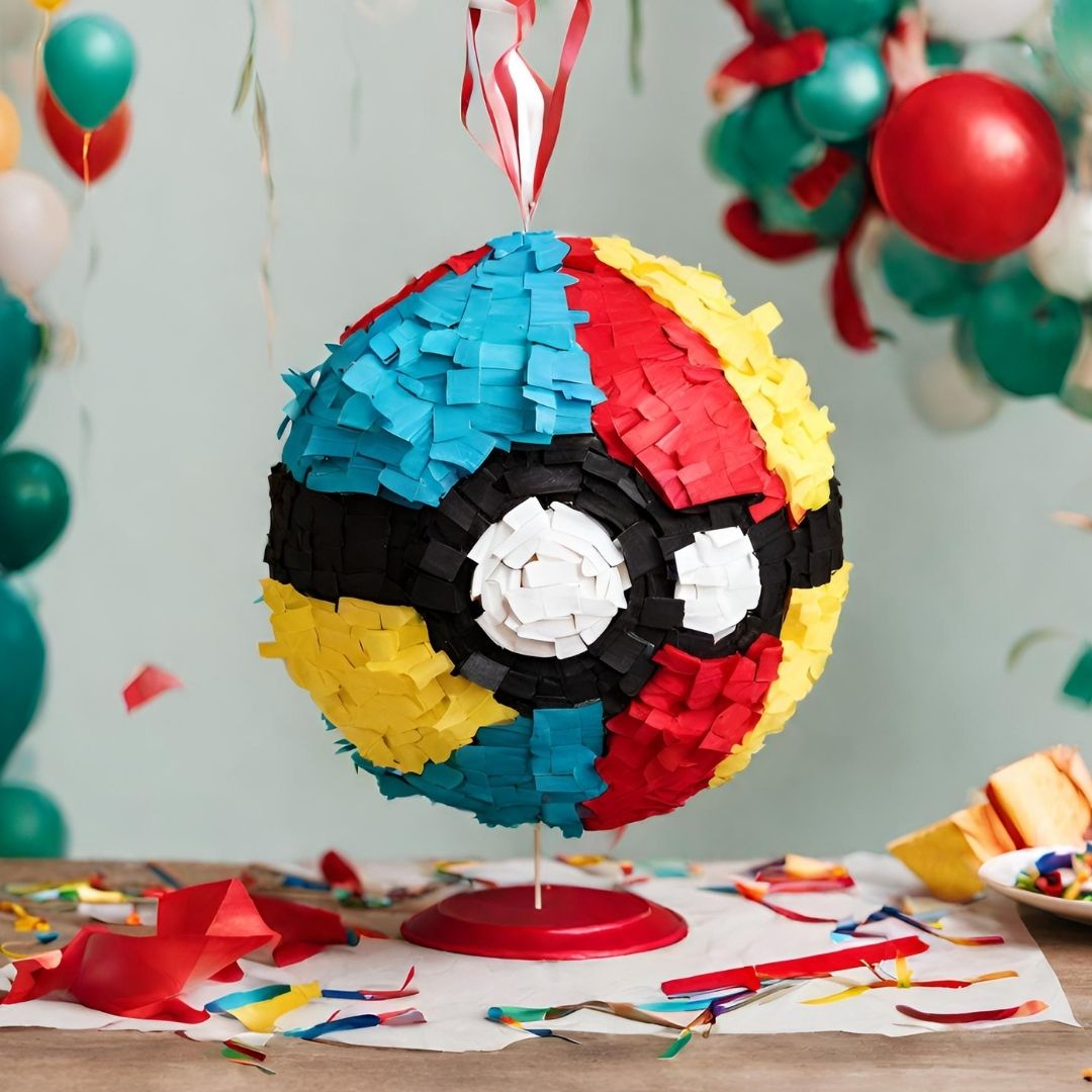 pinata comme activité de jeu pour un anniversaire Pokémon jeu pour enf pinata comme activité de jeu pour un anniversaire Pokémonant lors d’un anniversaire Pokémon