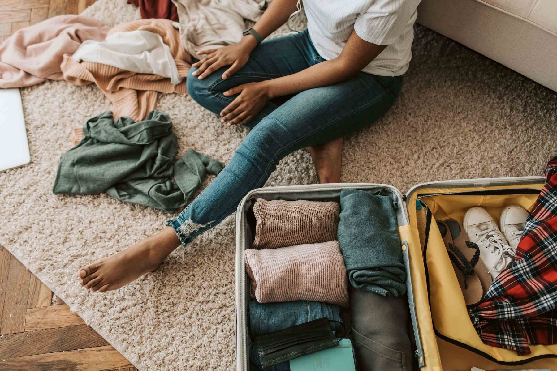 pulls à glisser dans une valise EVJF pulls à glisser dans une valise EVJF