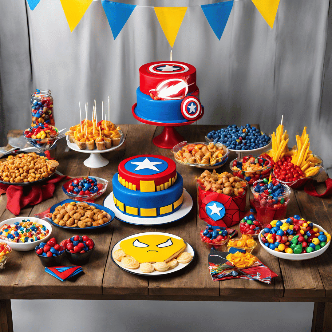 décoration de table d’anniversaire avengers décoration de table d’anniversaire avengers