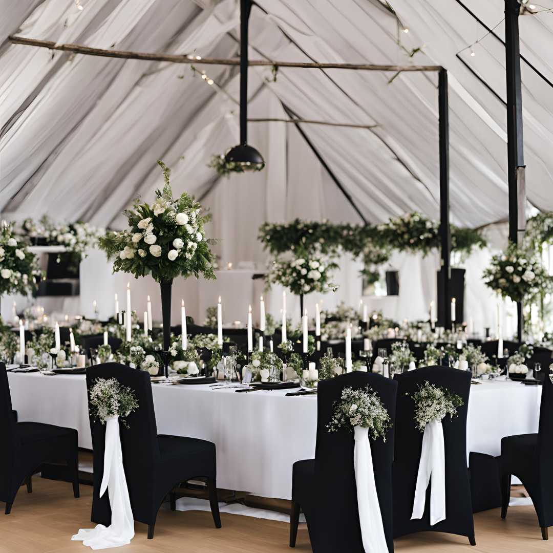 table de mariage black and white table de mariage black and white