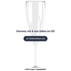 flûte à champagne personnalisé tritan