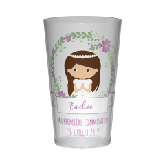 Gobelet personnalisé Communion Fille