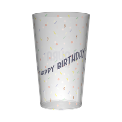 Gobelet personnalisé Anniversaire Géométrie 