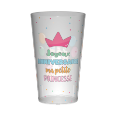 Gobelet personnalisé Anniversaire Licorne Princesse 