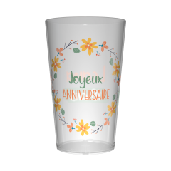 Gobelet personnalisé anniversaire Livre