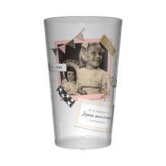 Gobelet personnalisé anniversaire Triangle