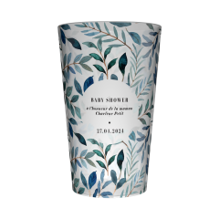 Gobelet personnalisé Baby Shower Feuillage