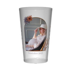 Gobelet personnalisé Baby Shower Photo & Moderne