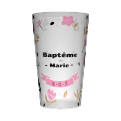 gobelet personnalise bapteme nature